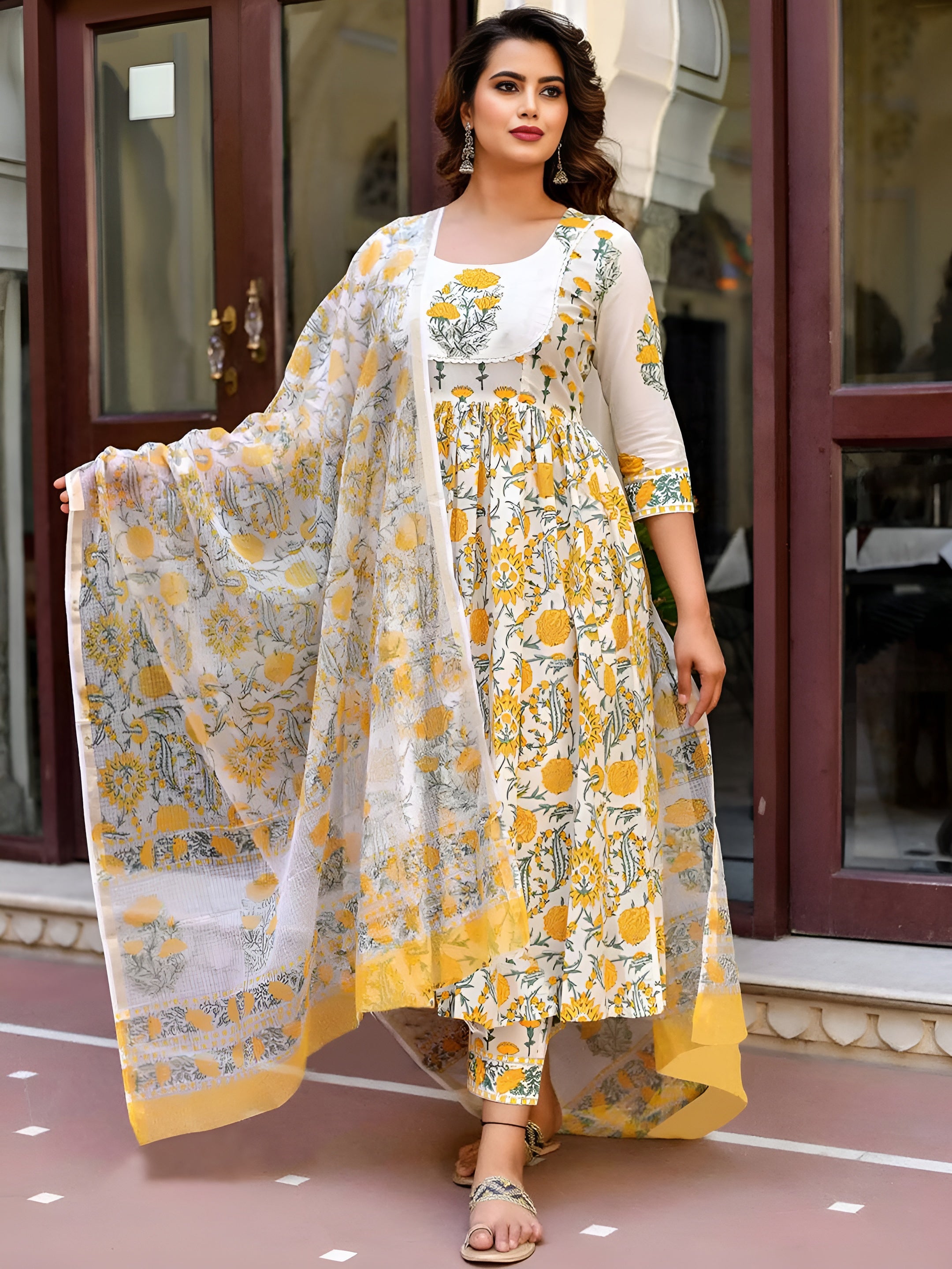 KURTI PANT WITH DUPATTA