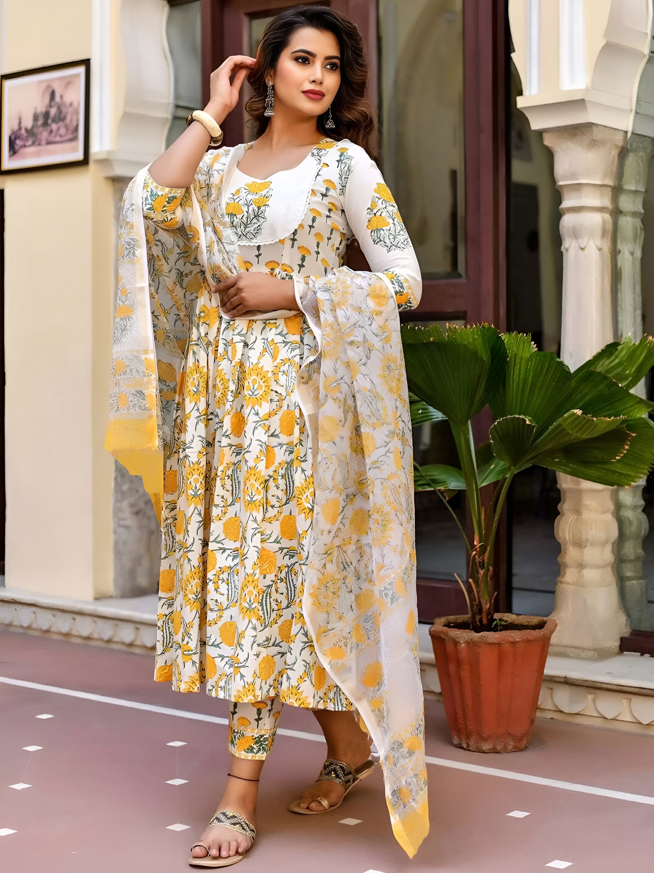 KURTI PANT WITH DUPATTA