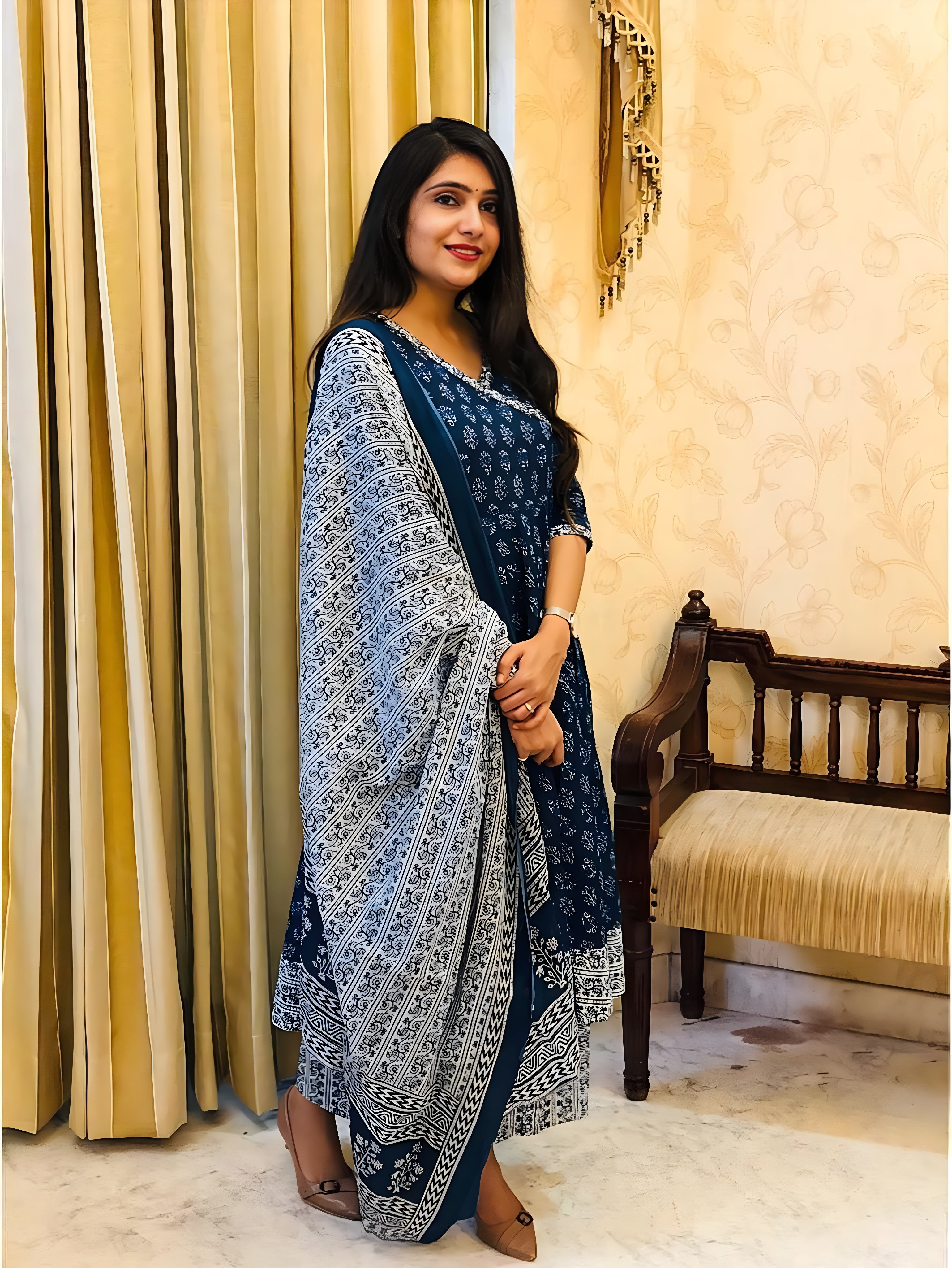 KURTI PANT WITH DUPATTA