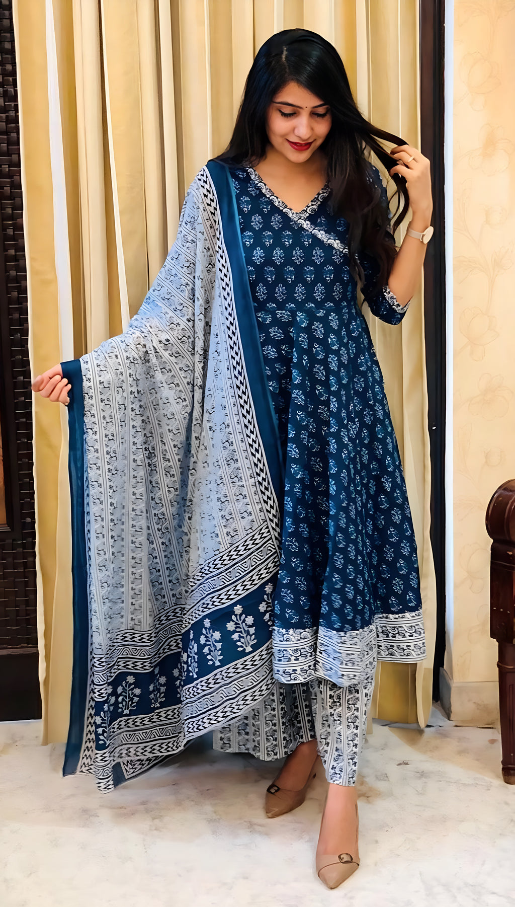 KURTI PANT WITH DUPATTA