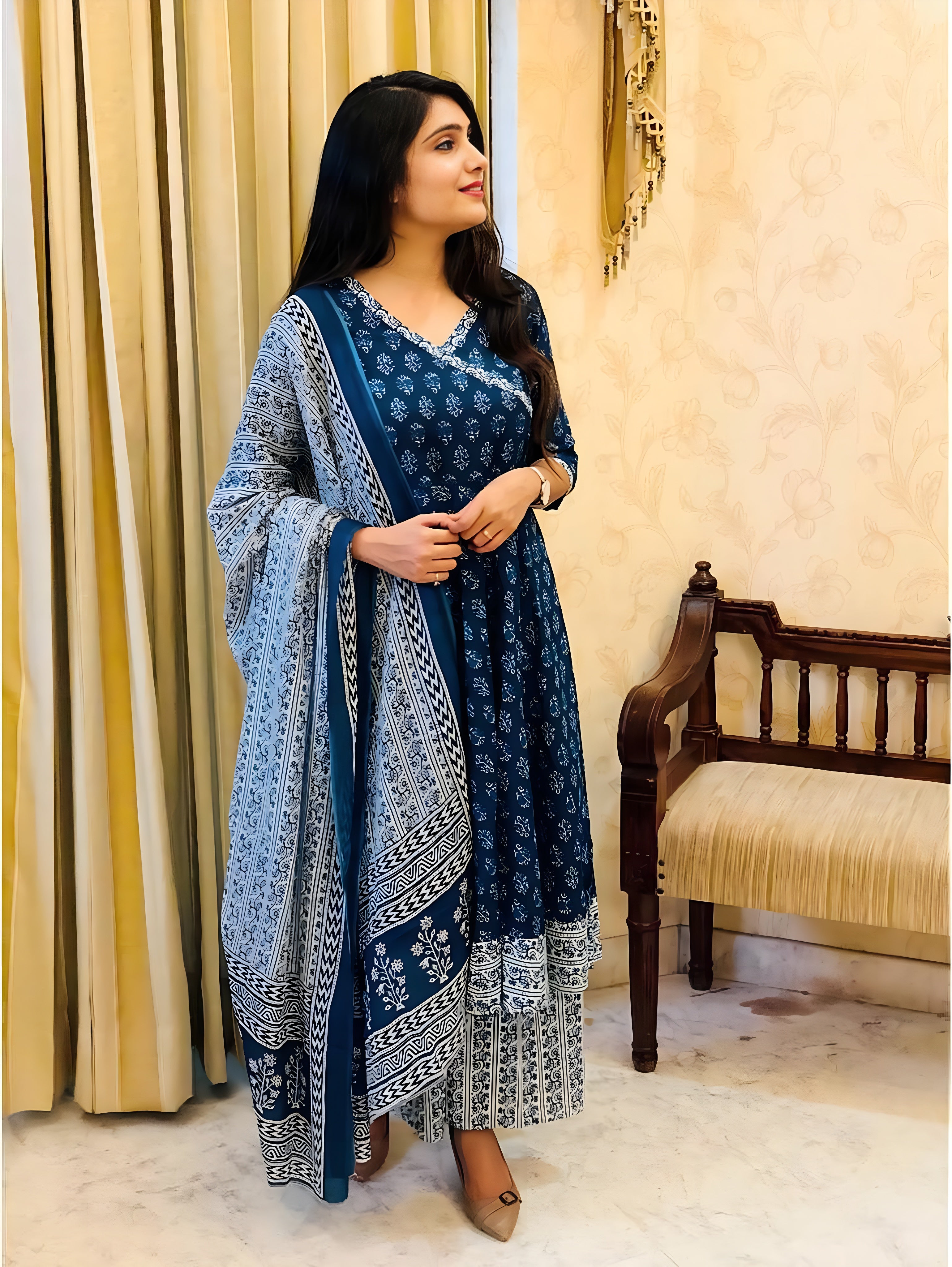 KURTI PANT WITH DUPATTA
