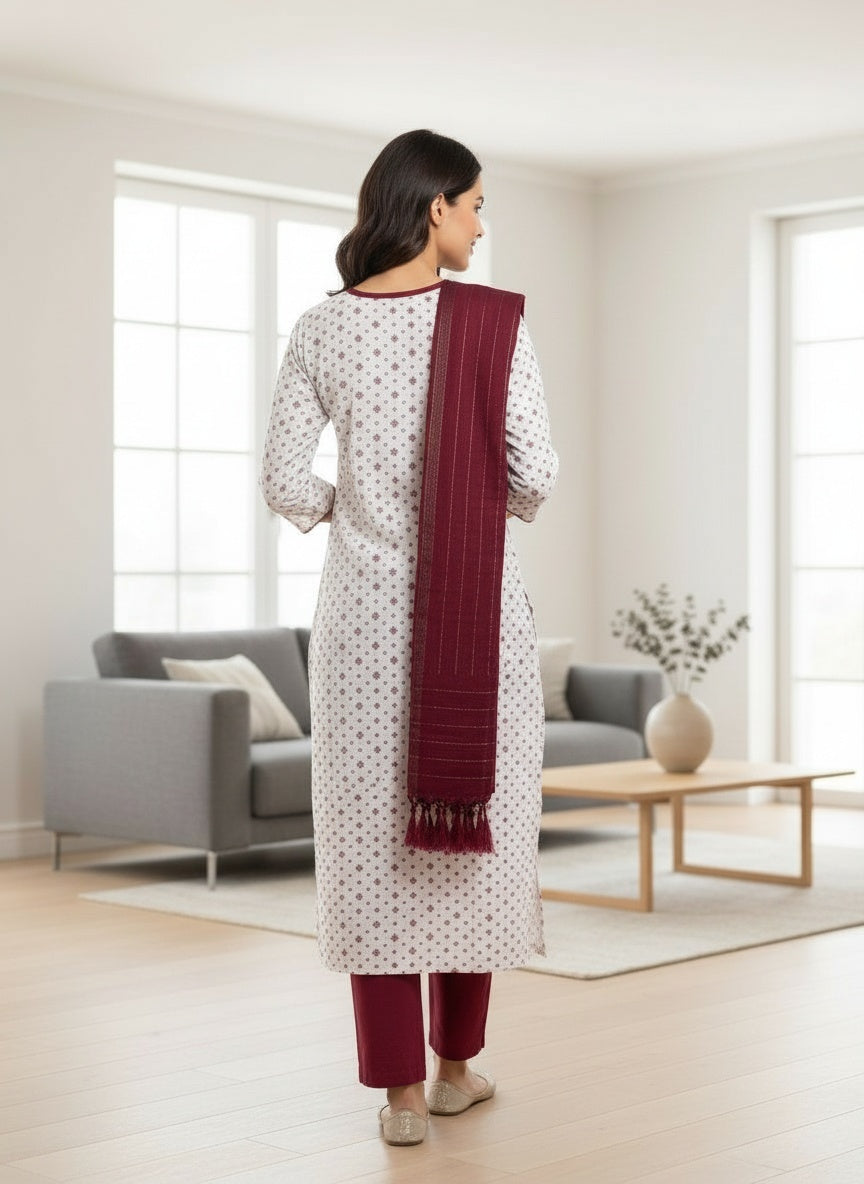 KURTI PANT WITH DUPATTA