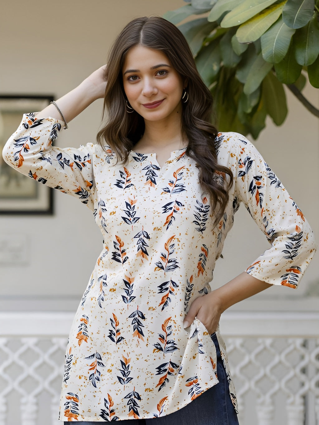 LADIES FANCY TOP