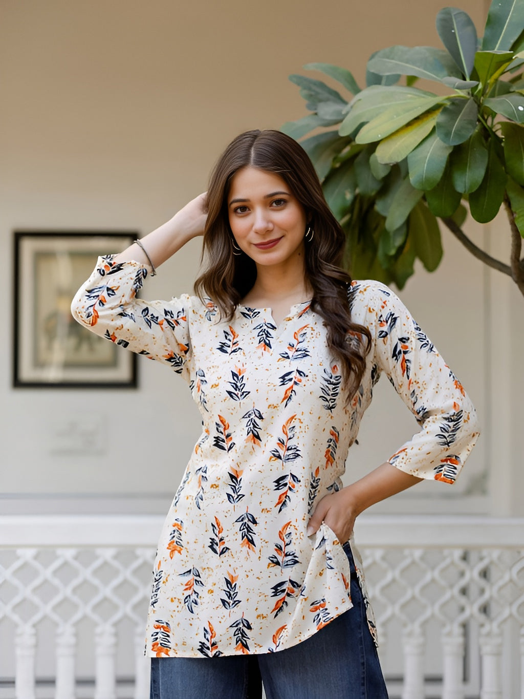 LADIES FANCY TOP