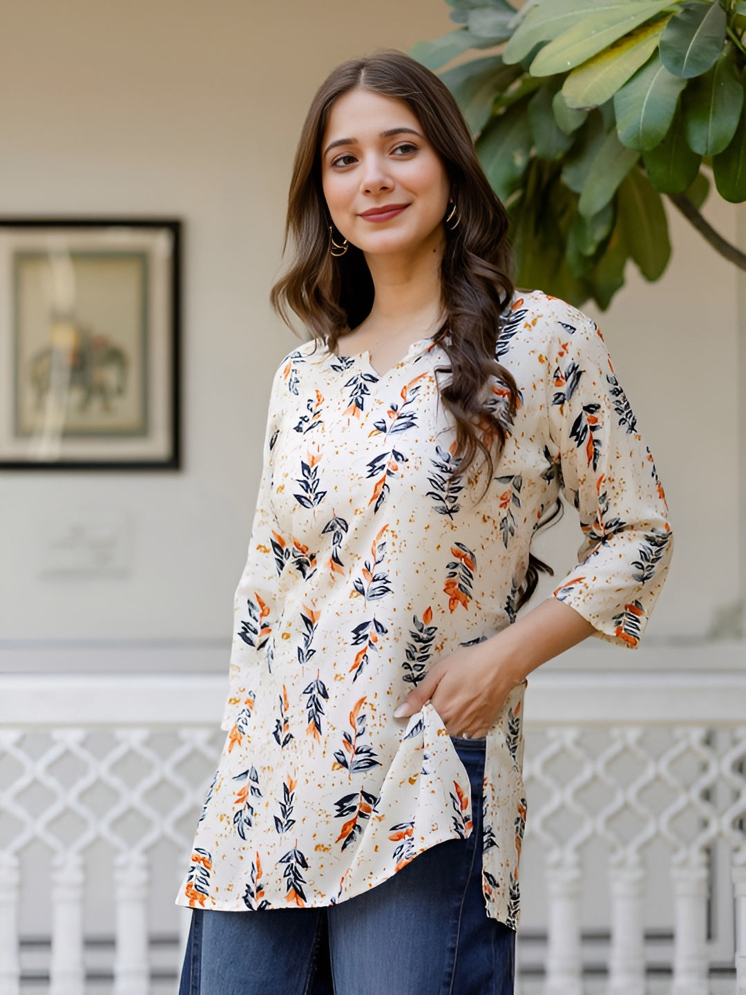 LADIES FANCY TOP