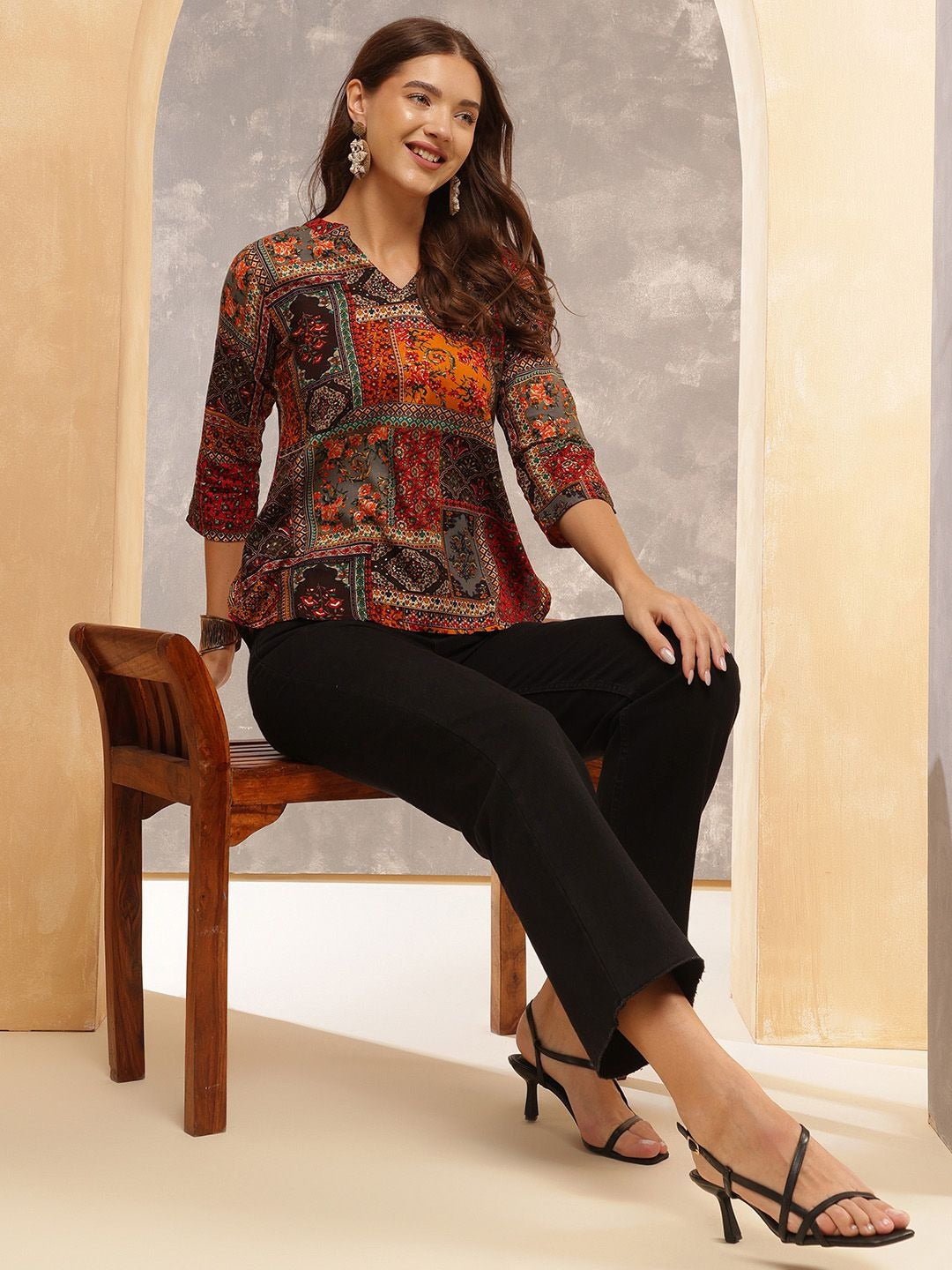 LADIES FANCY TOP