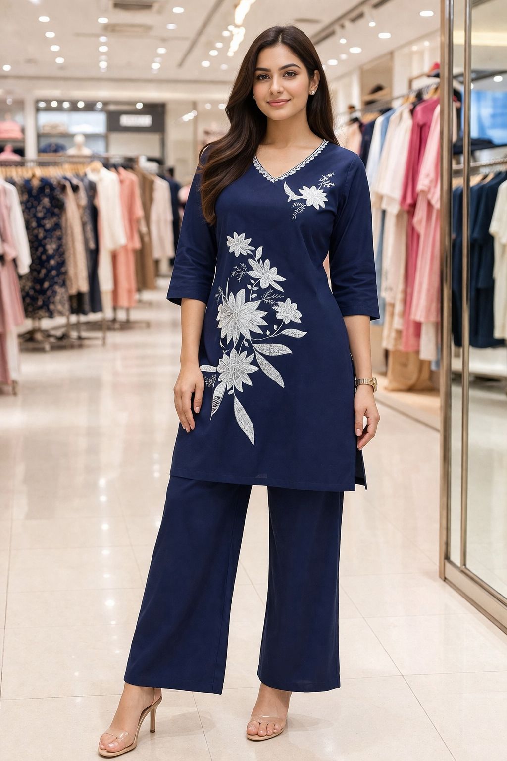 LADIES FANCY CORDSET