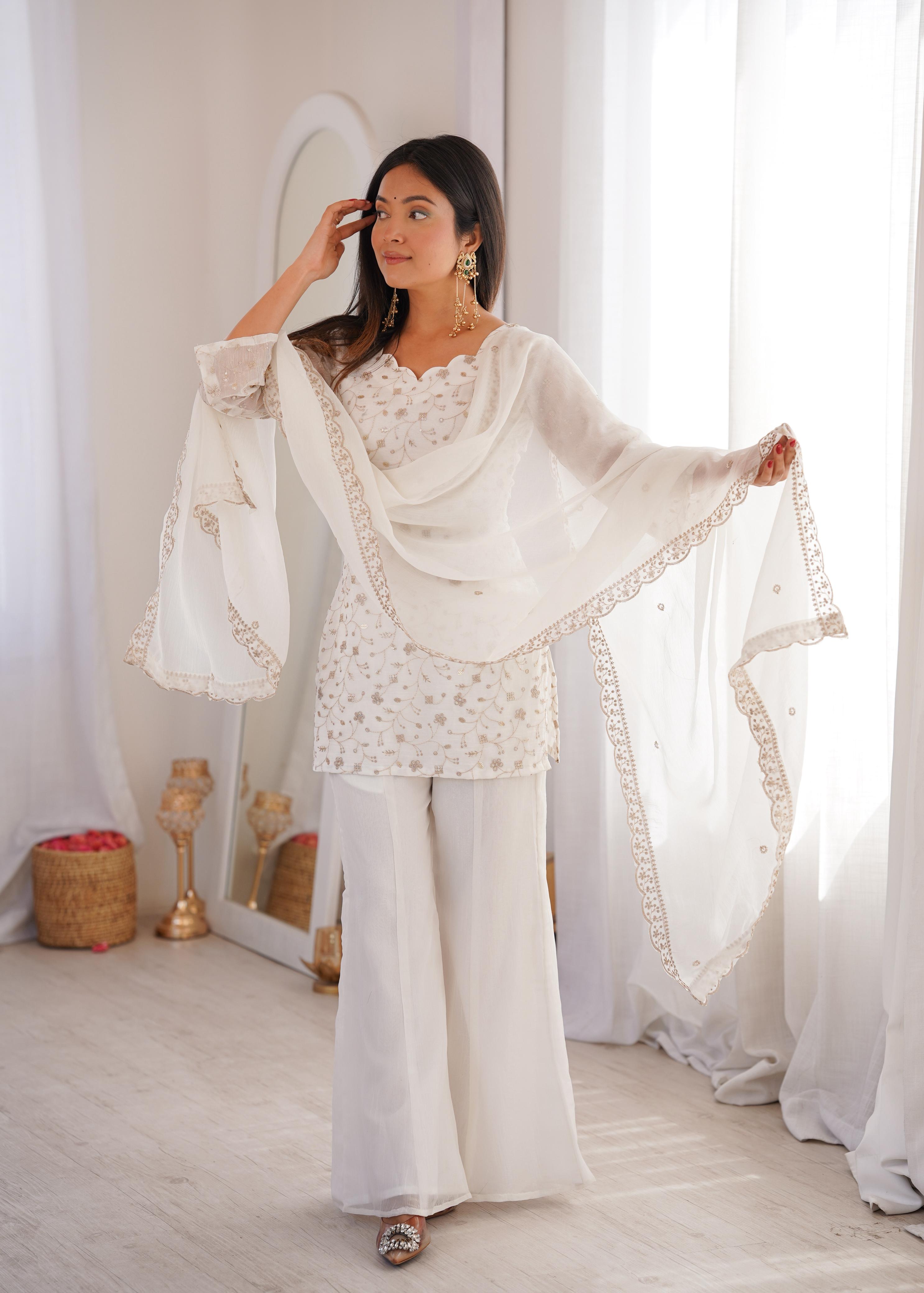 KURTI PLAZO WITH DUPATTA