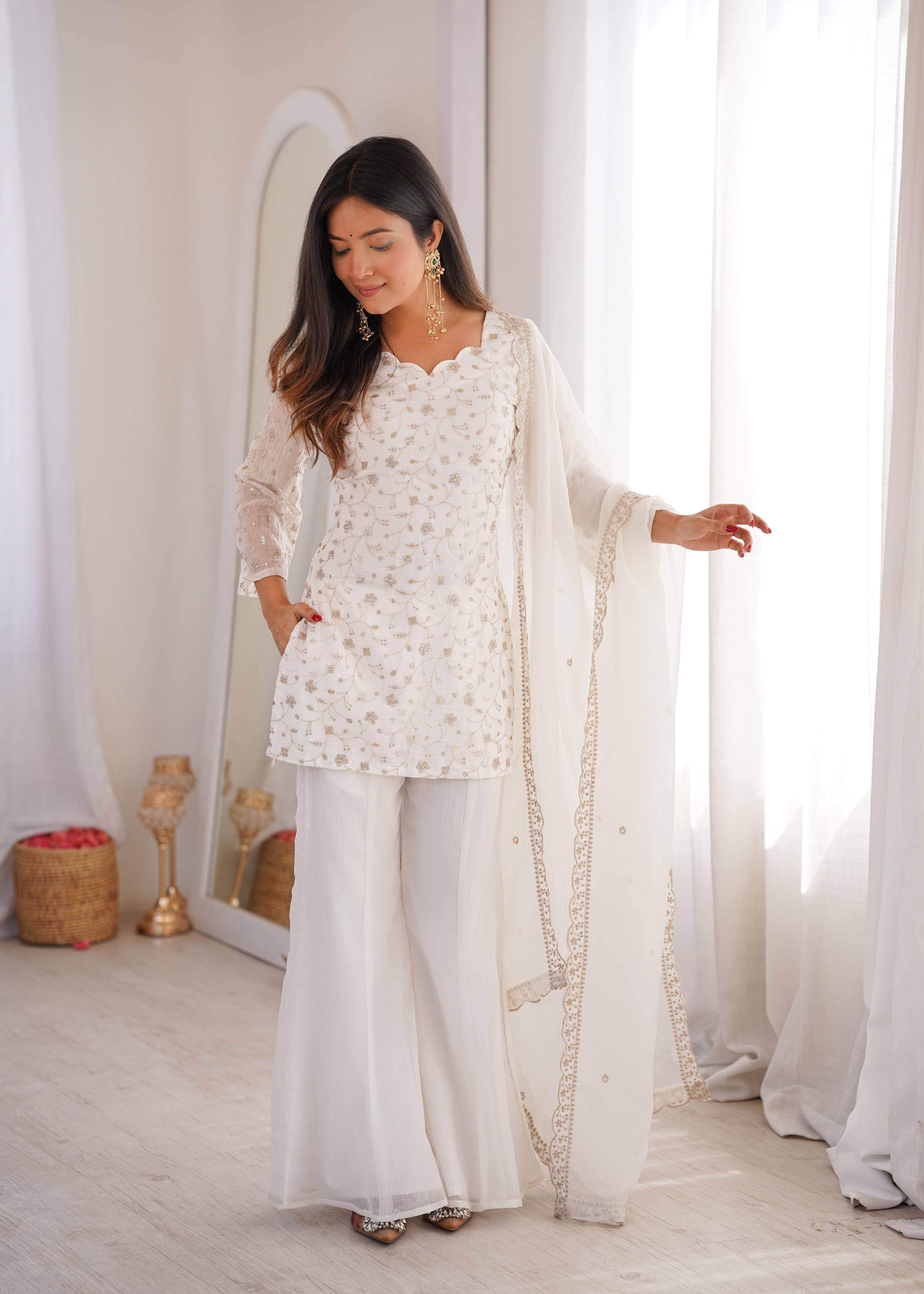 KURTI PLAZO WITH DUPATTA