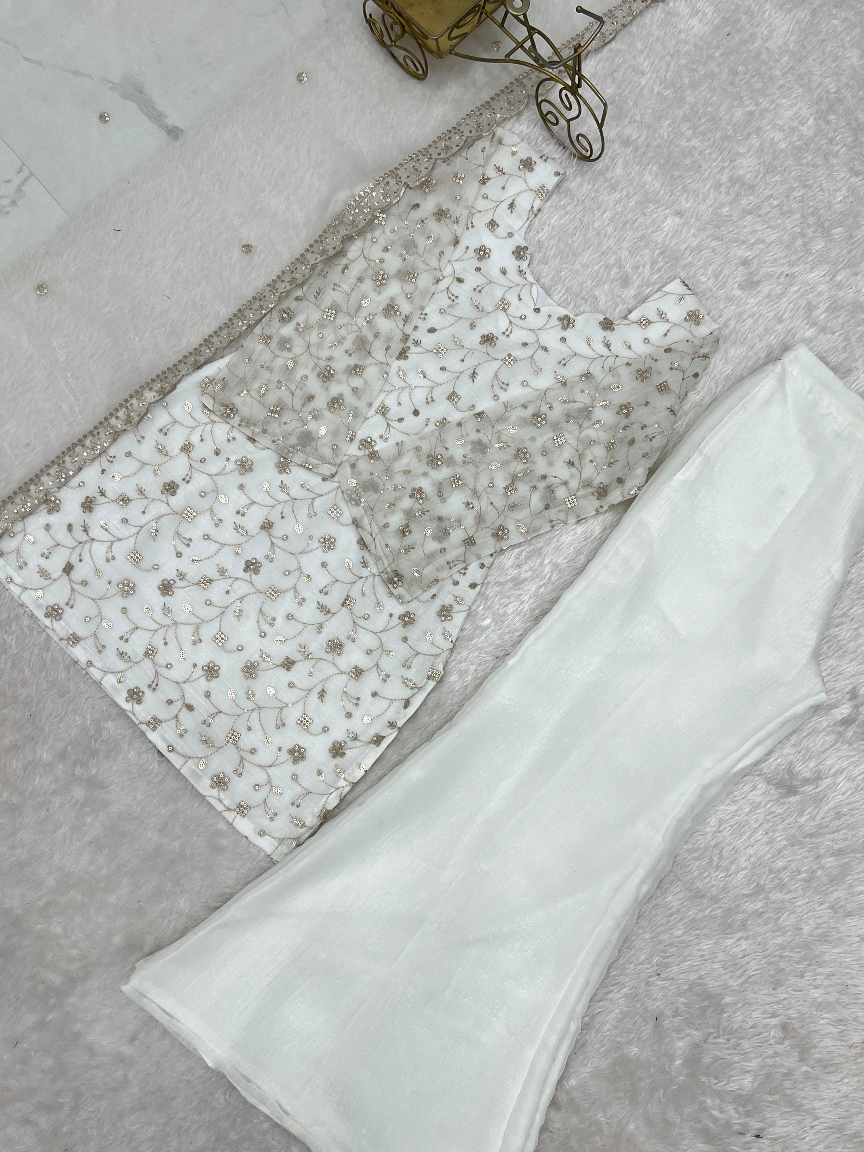 KURTI PLAZO WITH DUPATTA